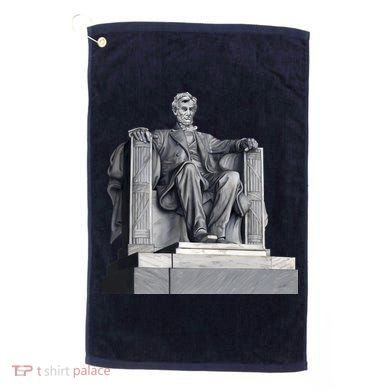Lincoln Memorial Statue Golf Towel