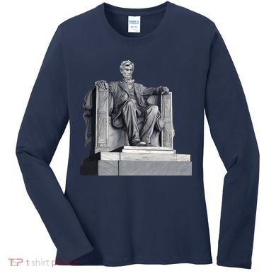Lincoln Memorial Statue Women's Long Sleeve Shirt