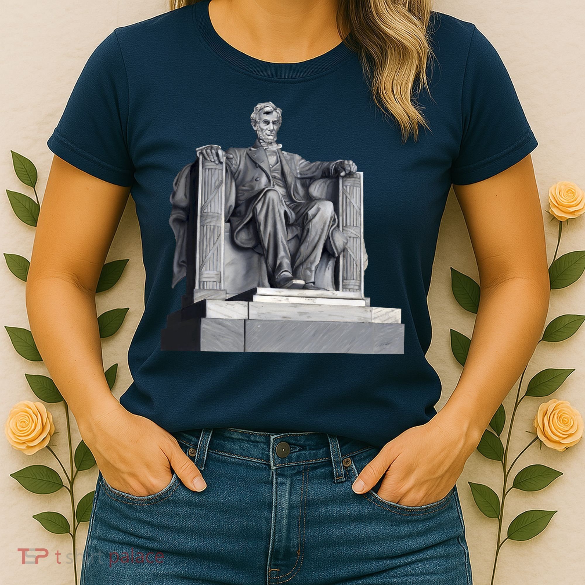 Lincoln Memorial Statue Women's T-Shirt