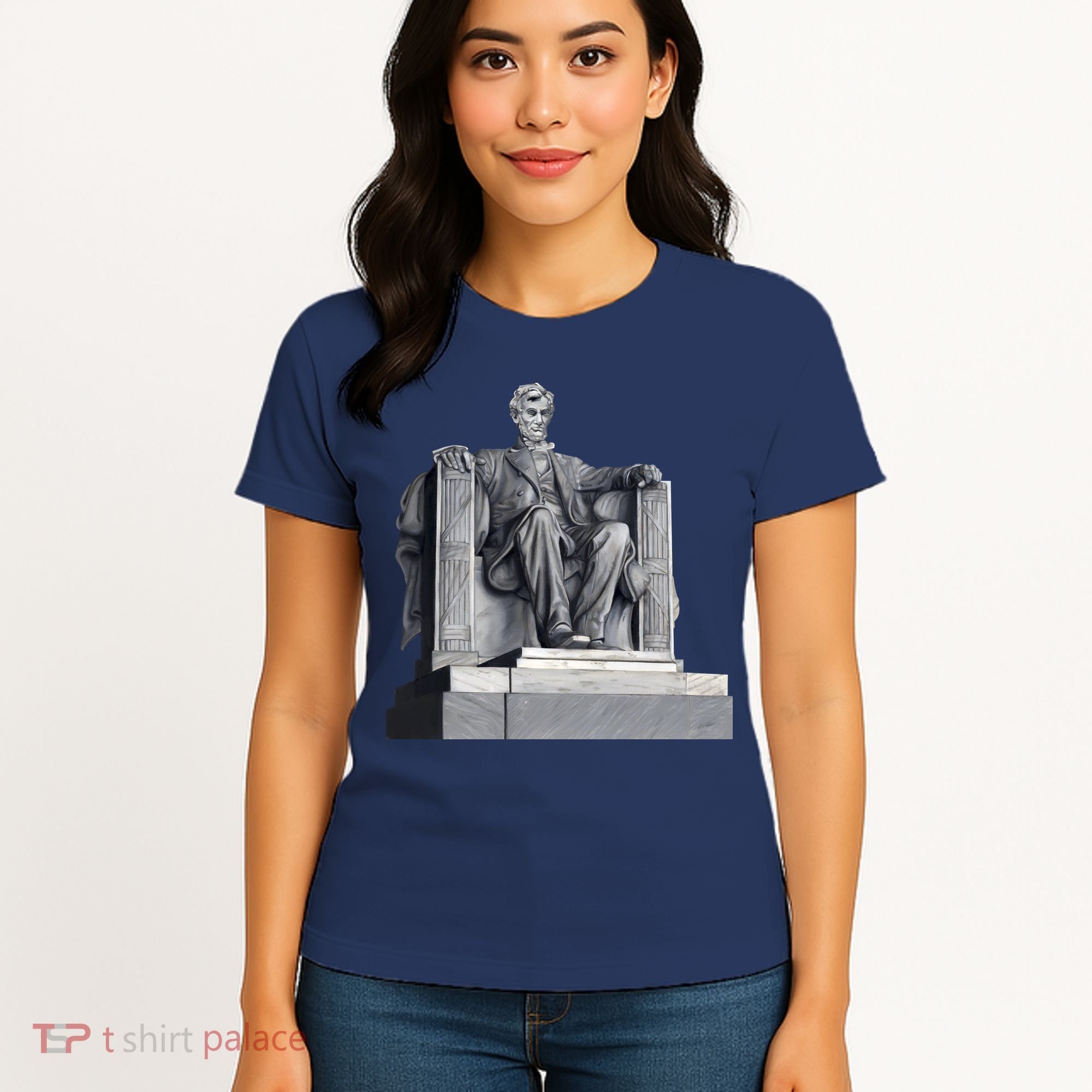 Lincoln Memorial Statue Women's T-Shirt