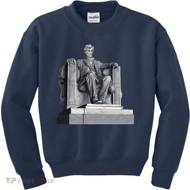 Lincoln Memorial Statue Kids Sweatshirt