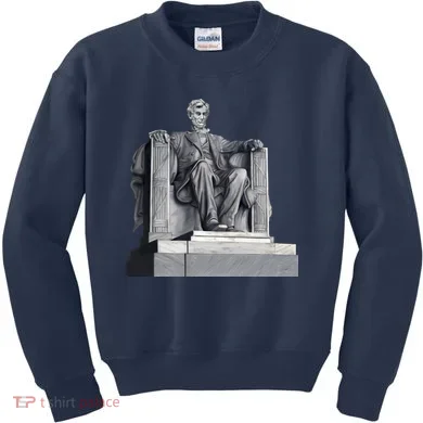 Lincoln Memorial Statue Kids Sweatshirt