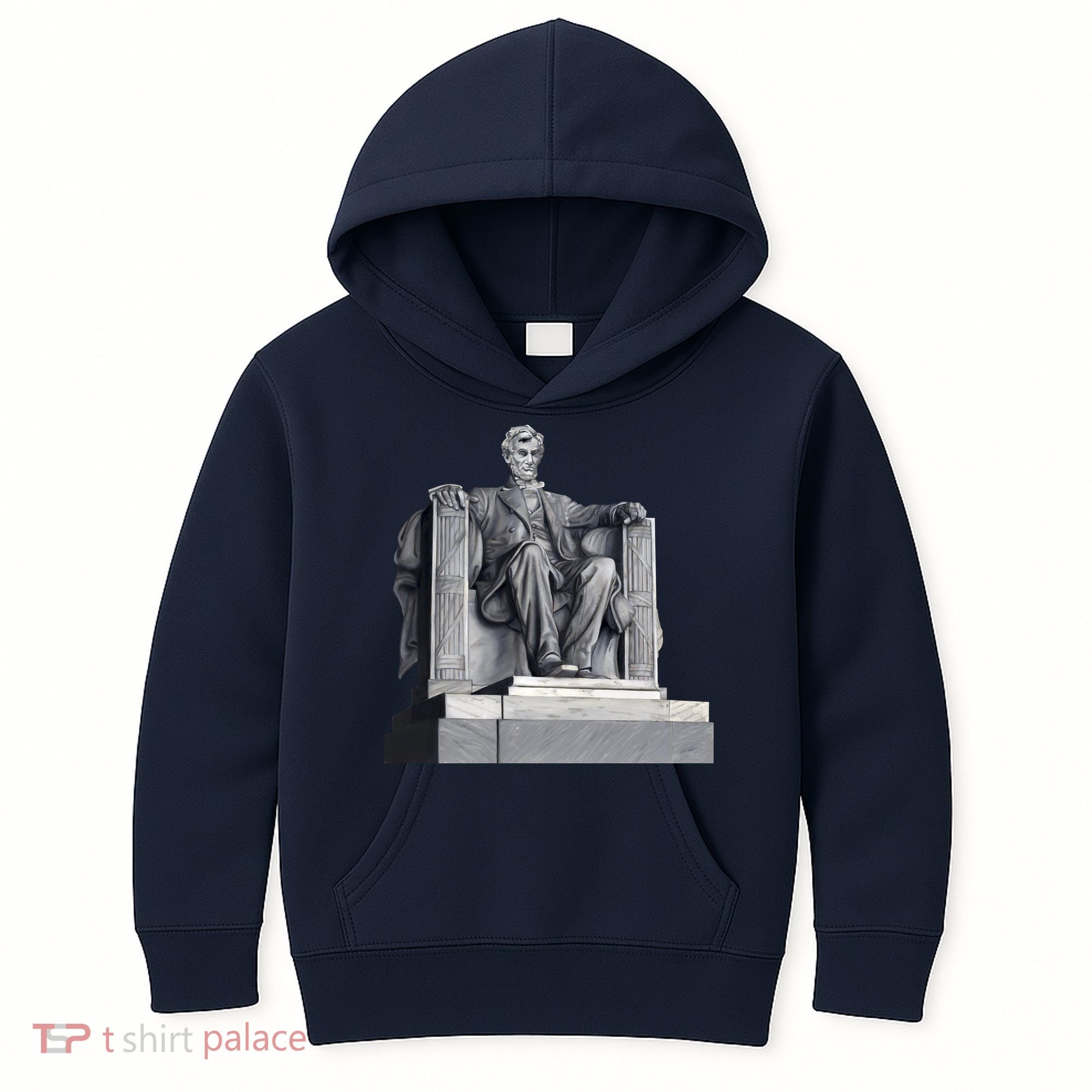 Lincoln Memorial Statue Kids Hoodie