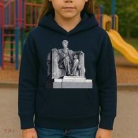 Lincoln Memorial Statue Kids Hoodie thumb 3