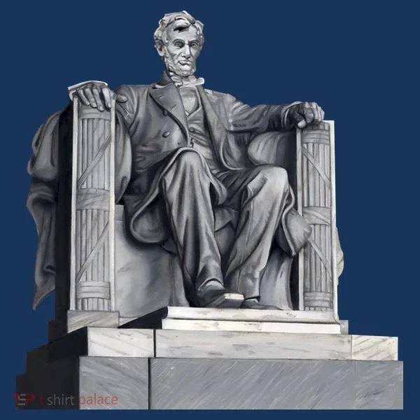 Lincoln Memorial Statue Kids Long Sleeve Shirt