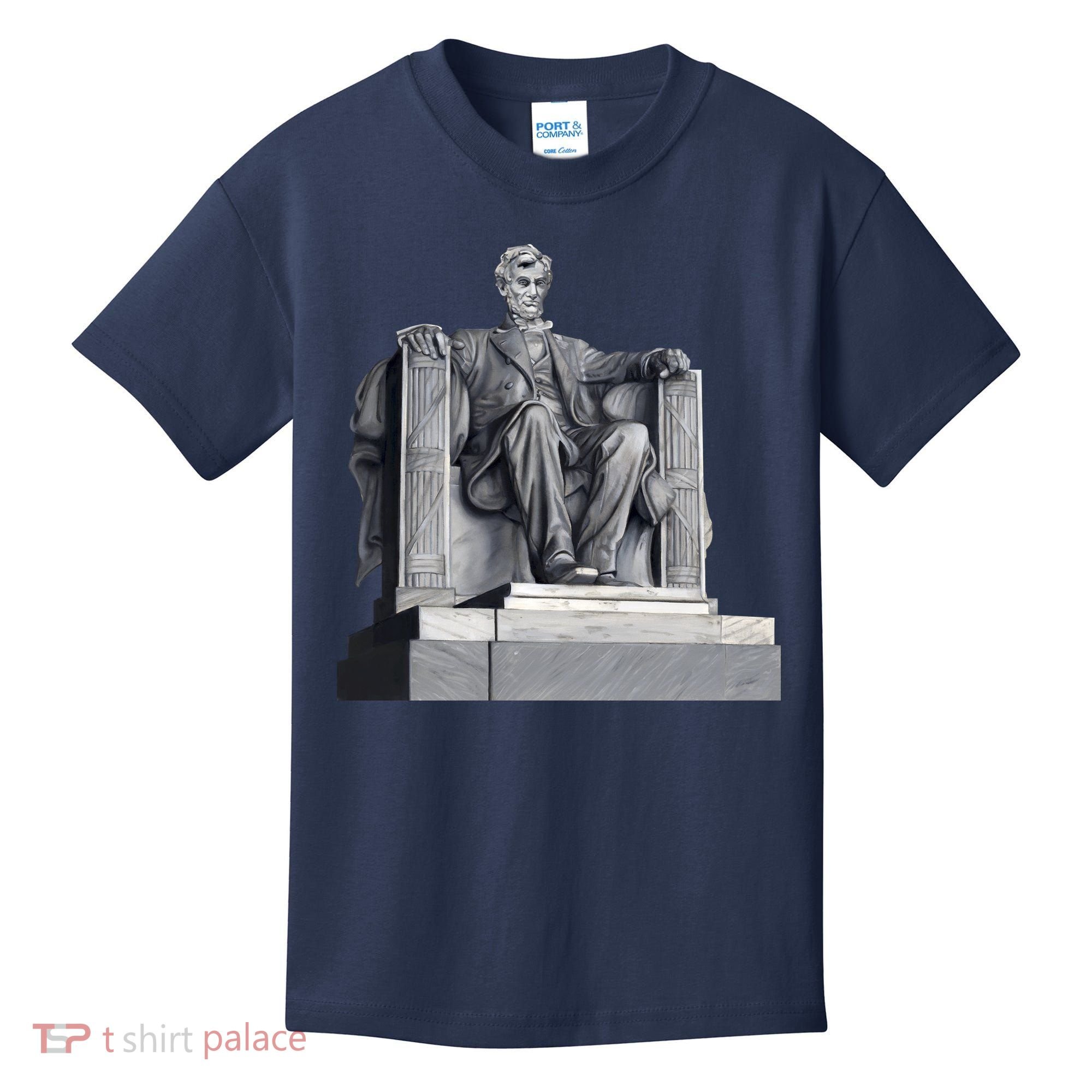 Lincoln Memorial Statue Kids T-Shirt