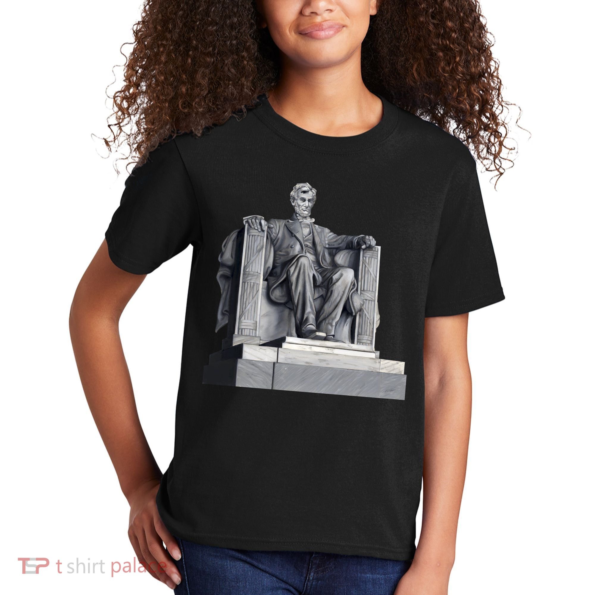 Lincoln Memorial Statue Kids T-Shirt