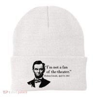 Lincoln Not A Fan Of The Theater Beanie thumb 0