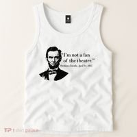 Lincoln Not A Fan Of The Theater Tank Top thumb 2