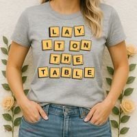 Lay It On The Table Motivational Quote Women's T-Shirt thumb 2
