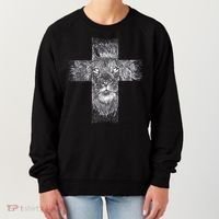 Lion Cross Women's Sweatshirt thumb 0