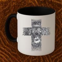Lion Cross Coffee Mug thumb 2