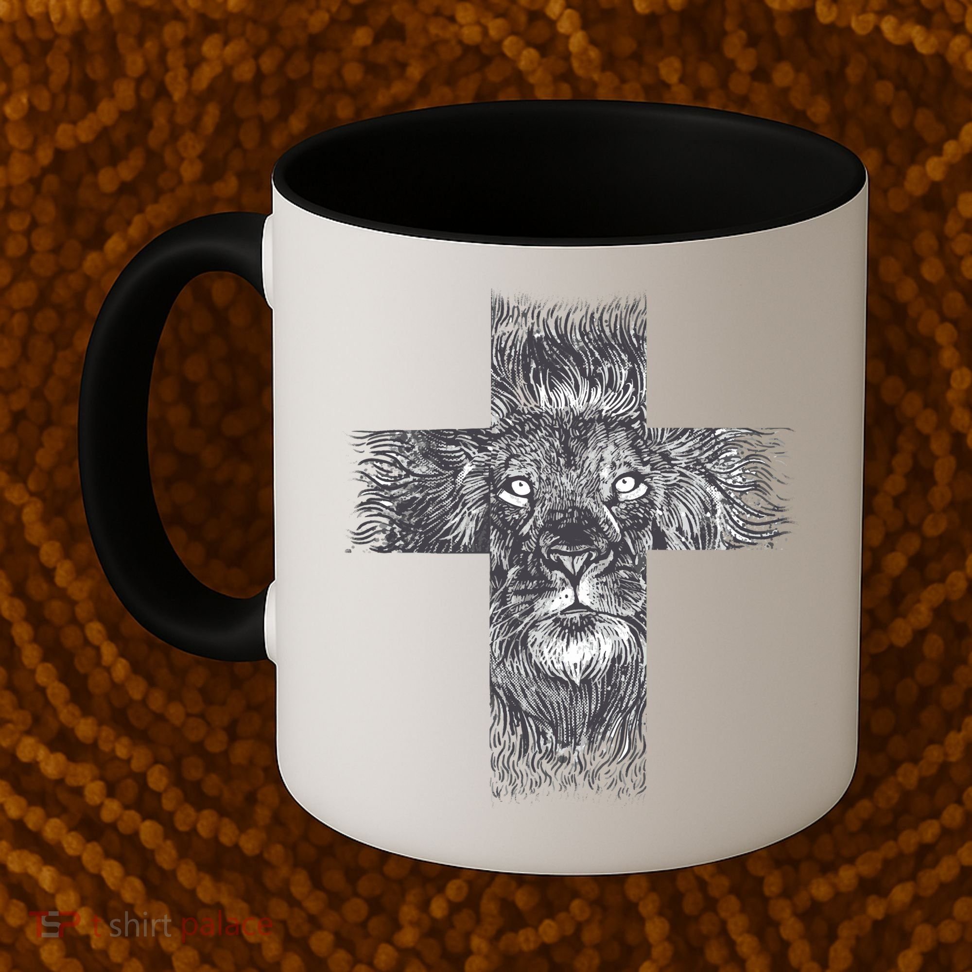 Lion Cross Coffee Mug