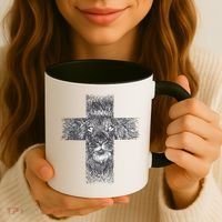 Lion Cross Coffee Mug thumb 3