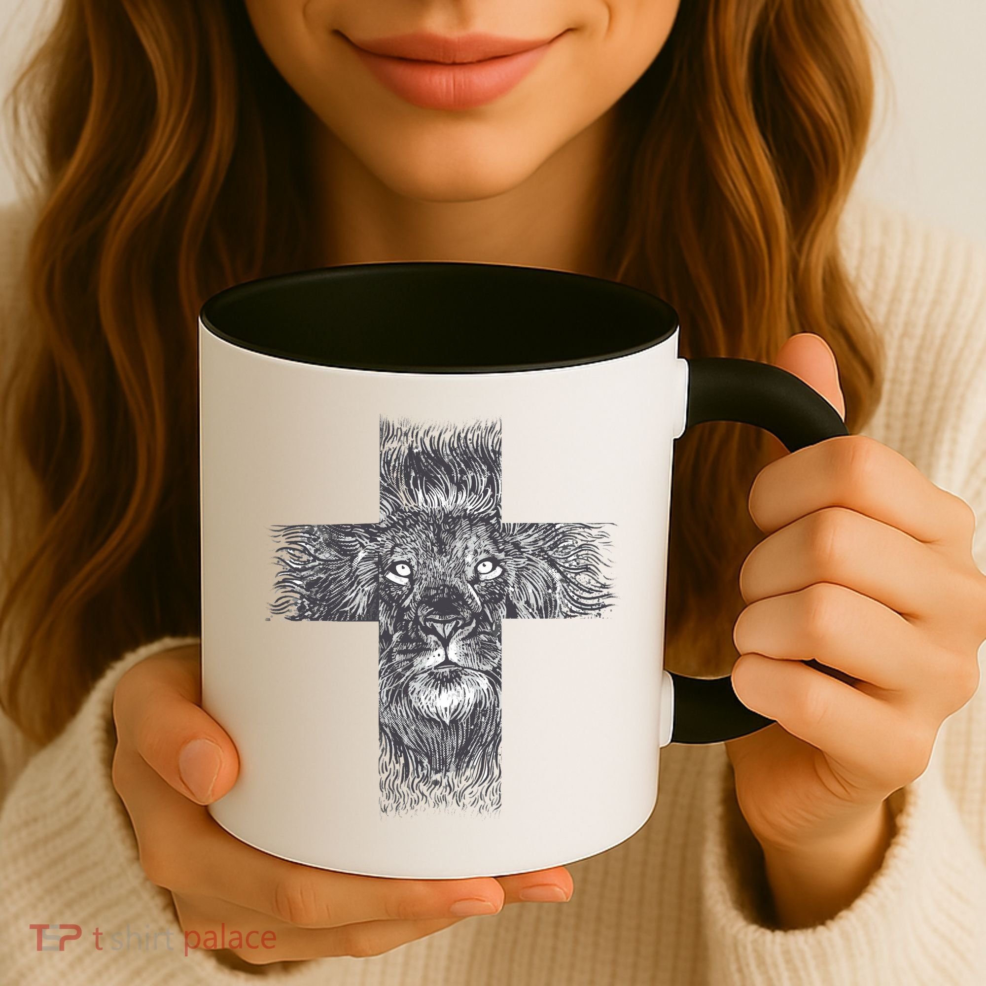 Lion Cross Coffee Mug