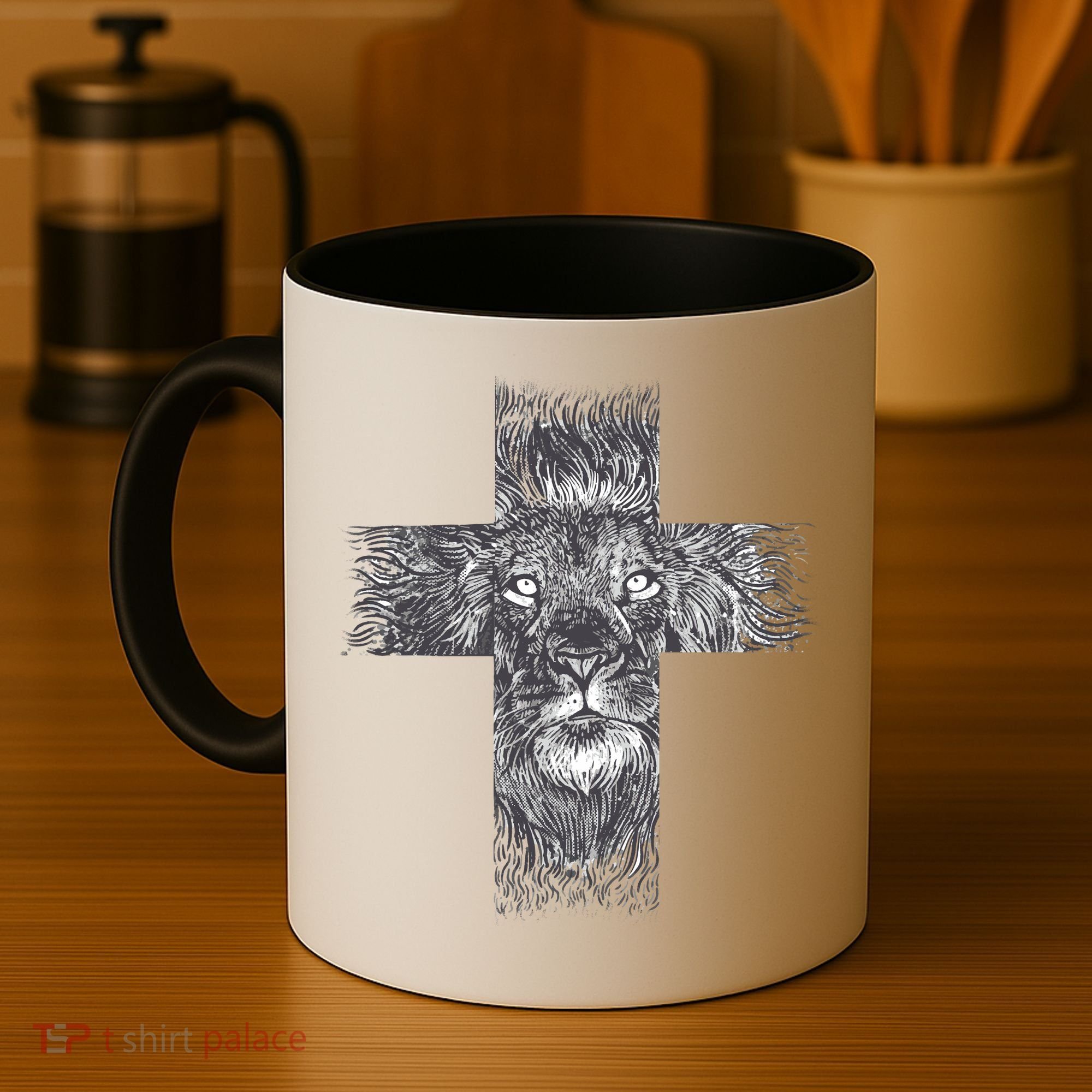 Lion Cross Coffee Mug