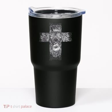 Lion Cross Tumbler