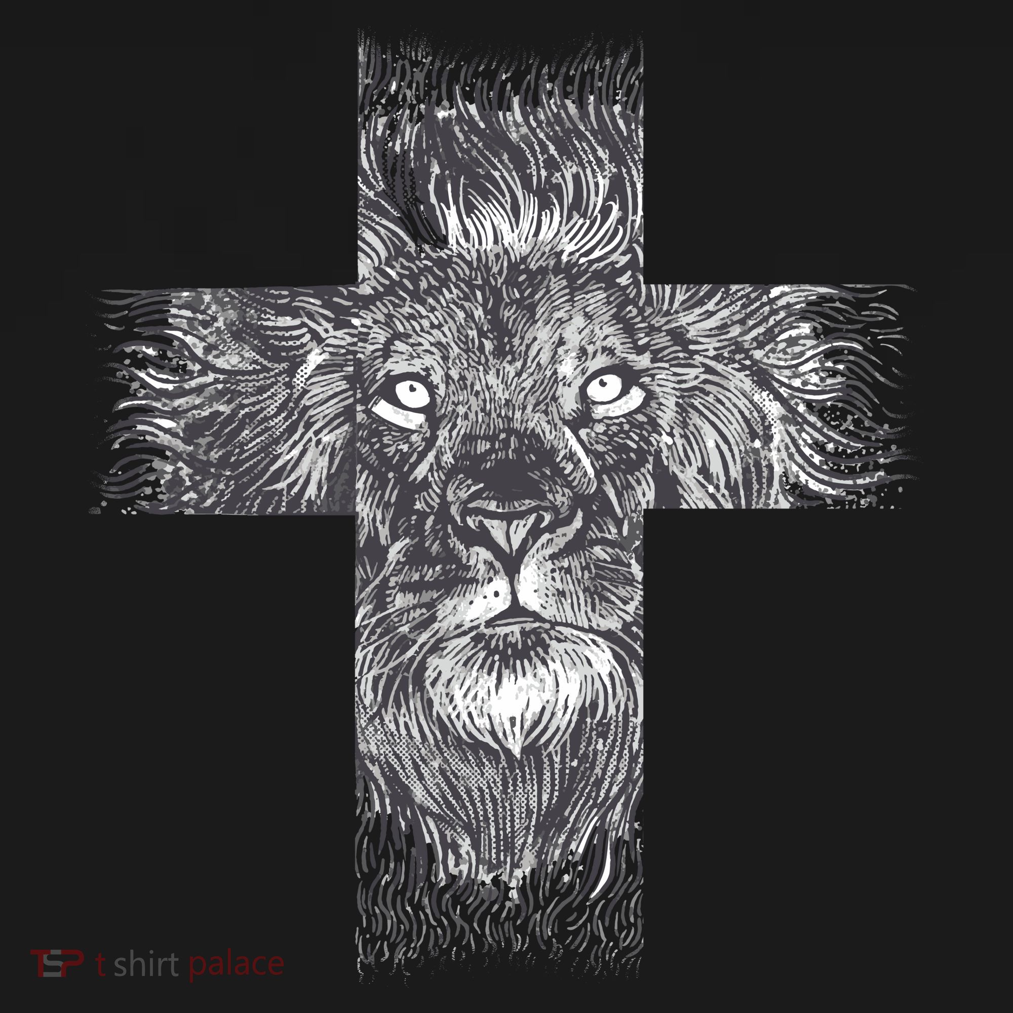 Lion Cross Mousepad