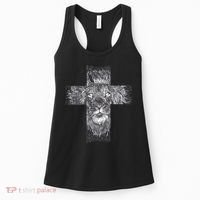 Lion Cross Women's Tank Top thumb 0