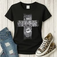 Lion Cross Women's T-Shirt thumb 3