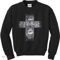 Lion Cross Kids Sweatshirt thumb 0