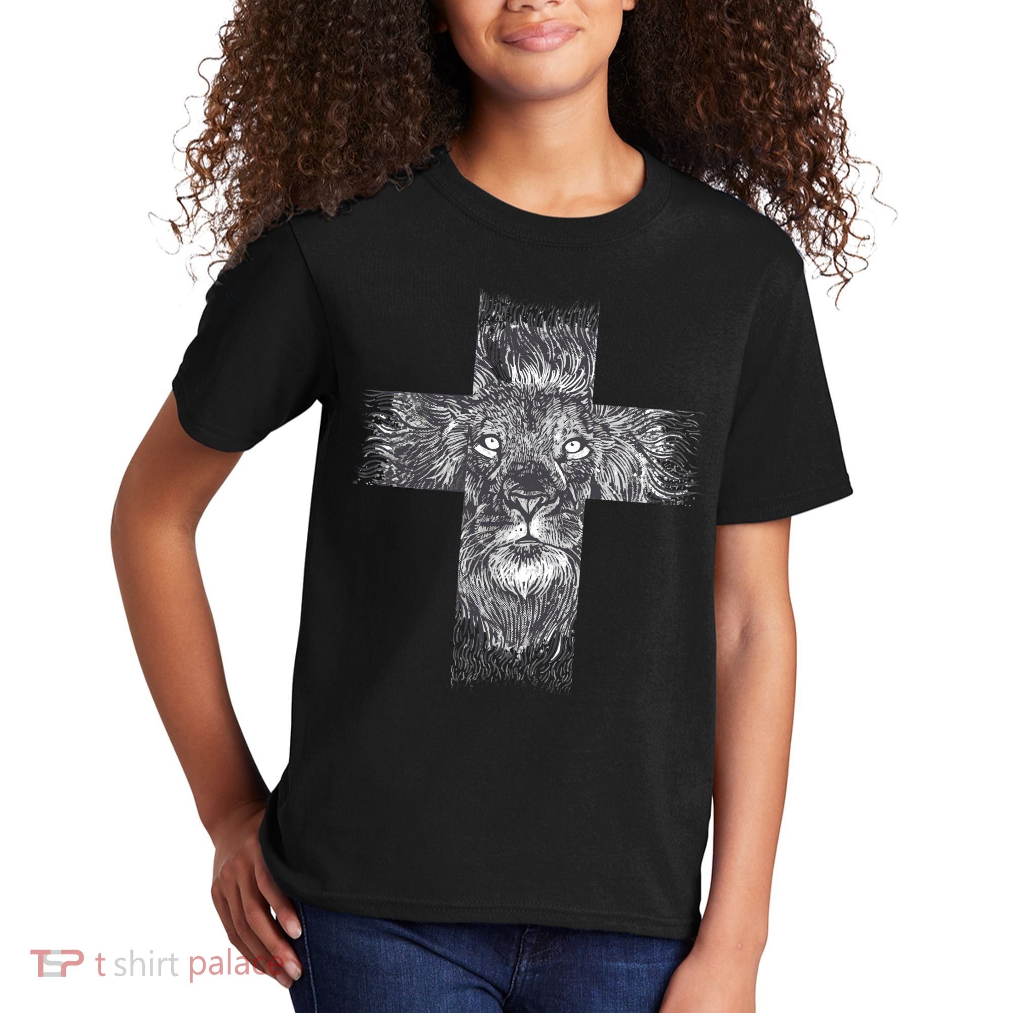 Lion Cross Kids T-Shirt