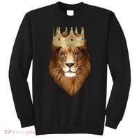 Lion Gold Crown King Of The Jungle Sweatshirt thumb 0