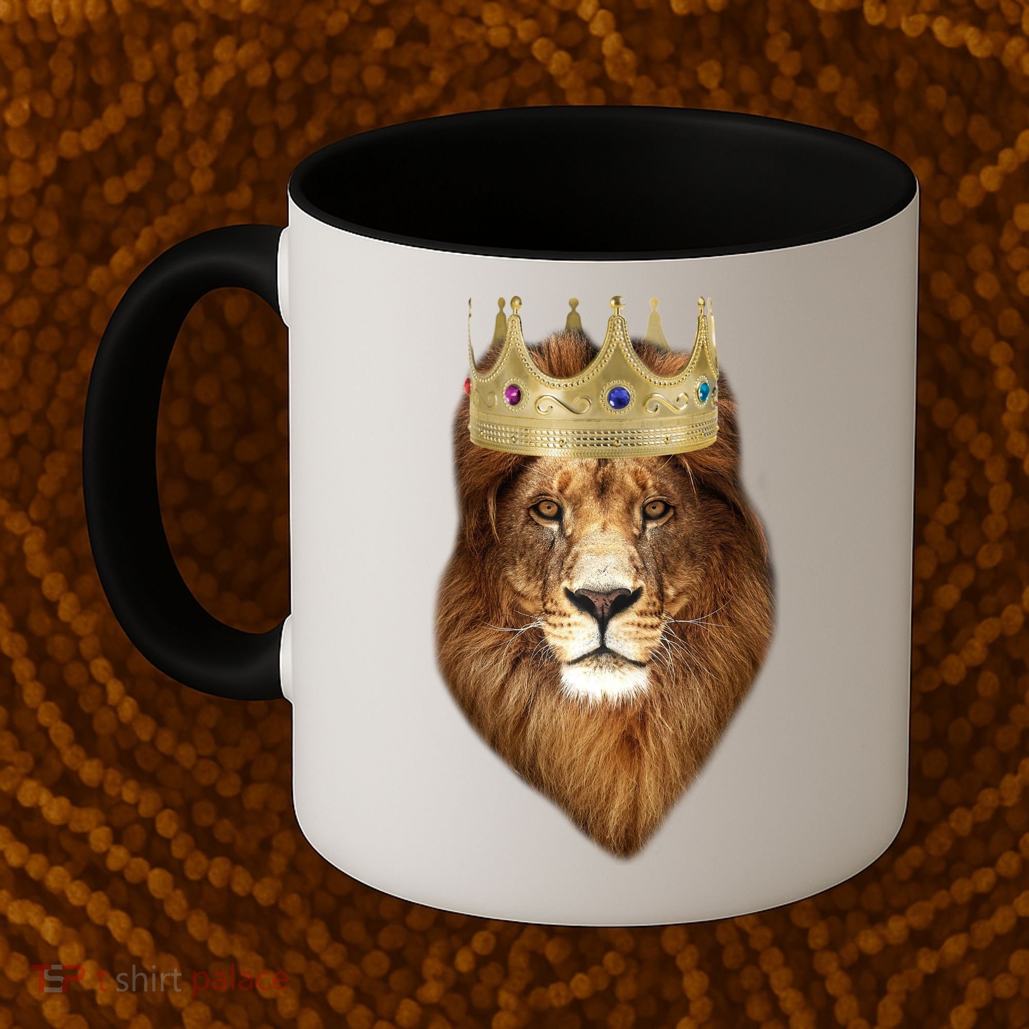 Lion Gold Crown King Of The Jungle Coffee Mug