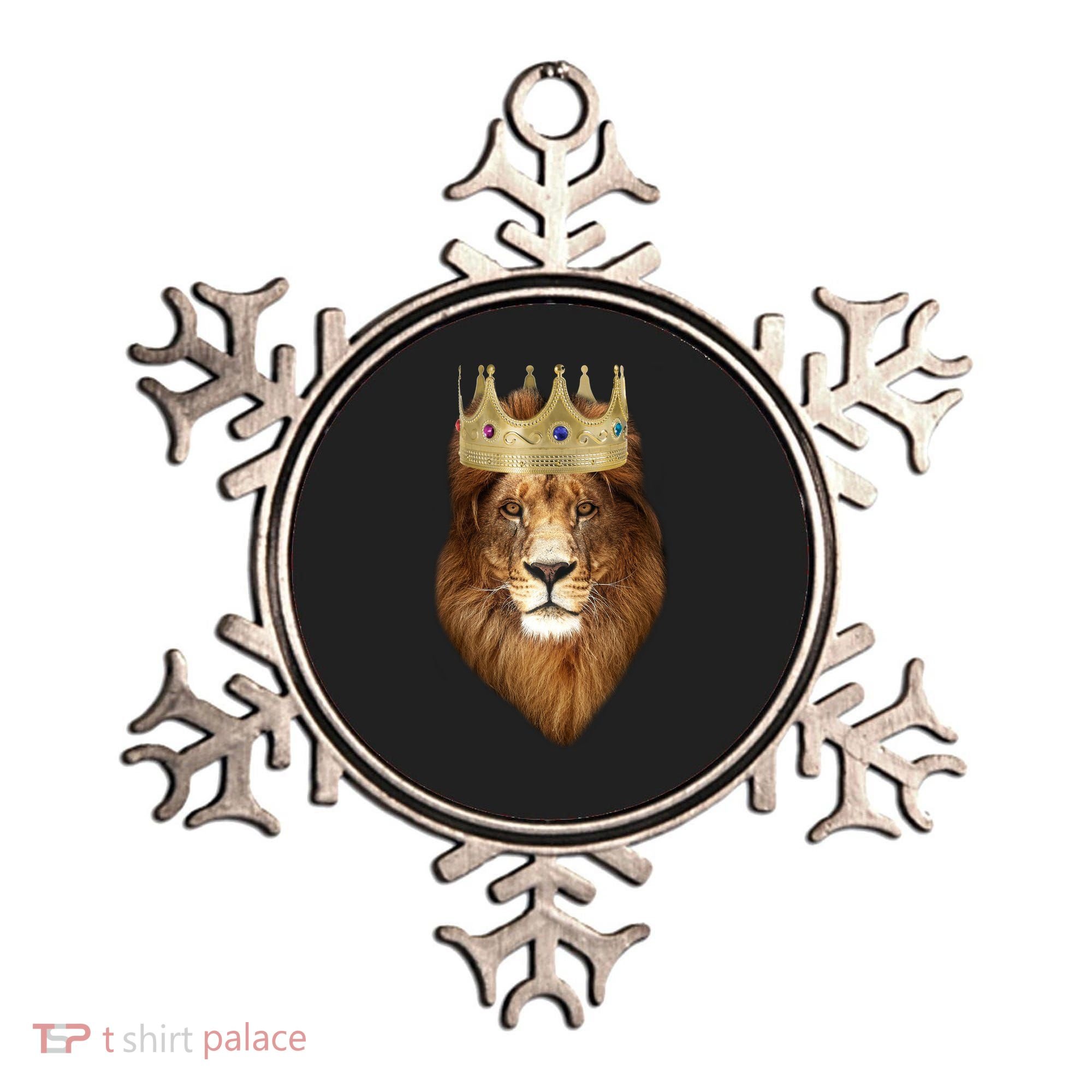 Lion Gold Crown King Of The Jungle Ornament