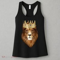 Lion Gold Crown King Of The Jungle Women's Tank Top thumb 3
