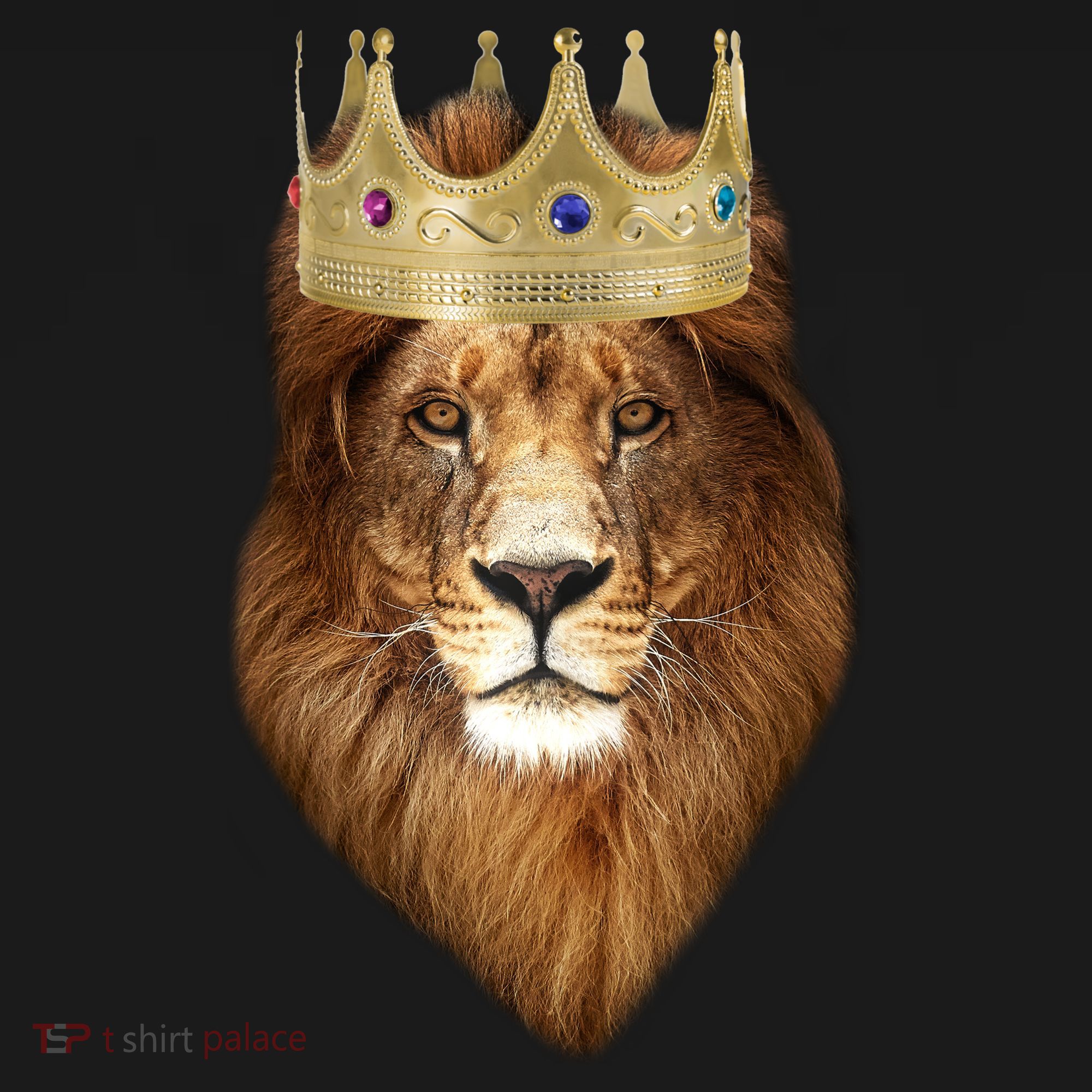 Lion Gold Crown King Of The Jungle Women's Tank Top