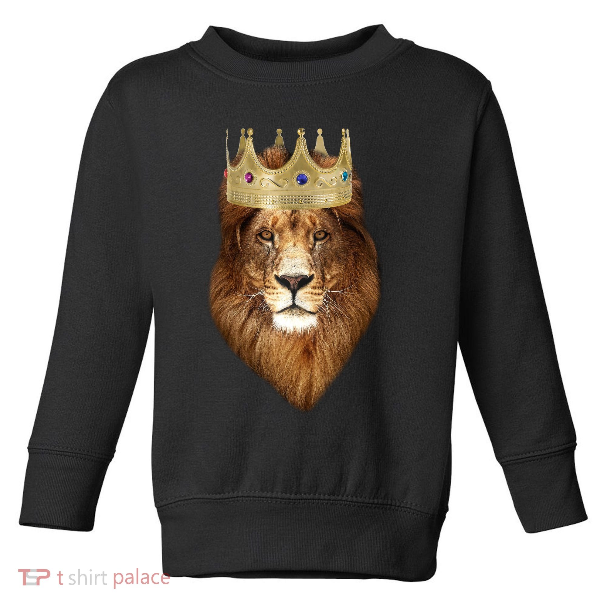 Lion Gold Crown King Of The Jungle Toddler Sweatshirt
