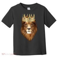 Lion Gold Crown King Of The Jungle Toddler T-Shirt thumb 0