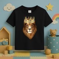 Lion Gold Crown King Of The Jungle Toddler T-Shirt thumb 3