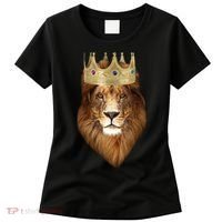 Lion Gold Crown King Of The Jungle Women's T-Shirt thumb 0