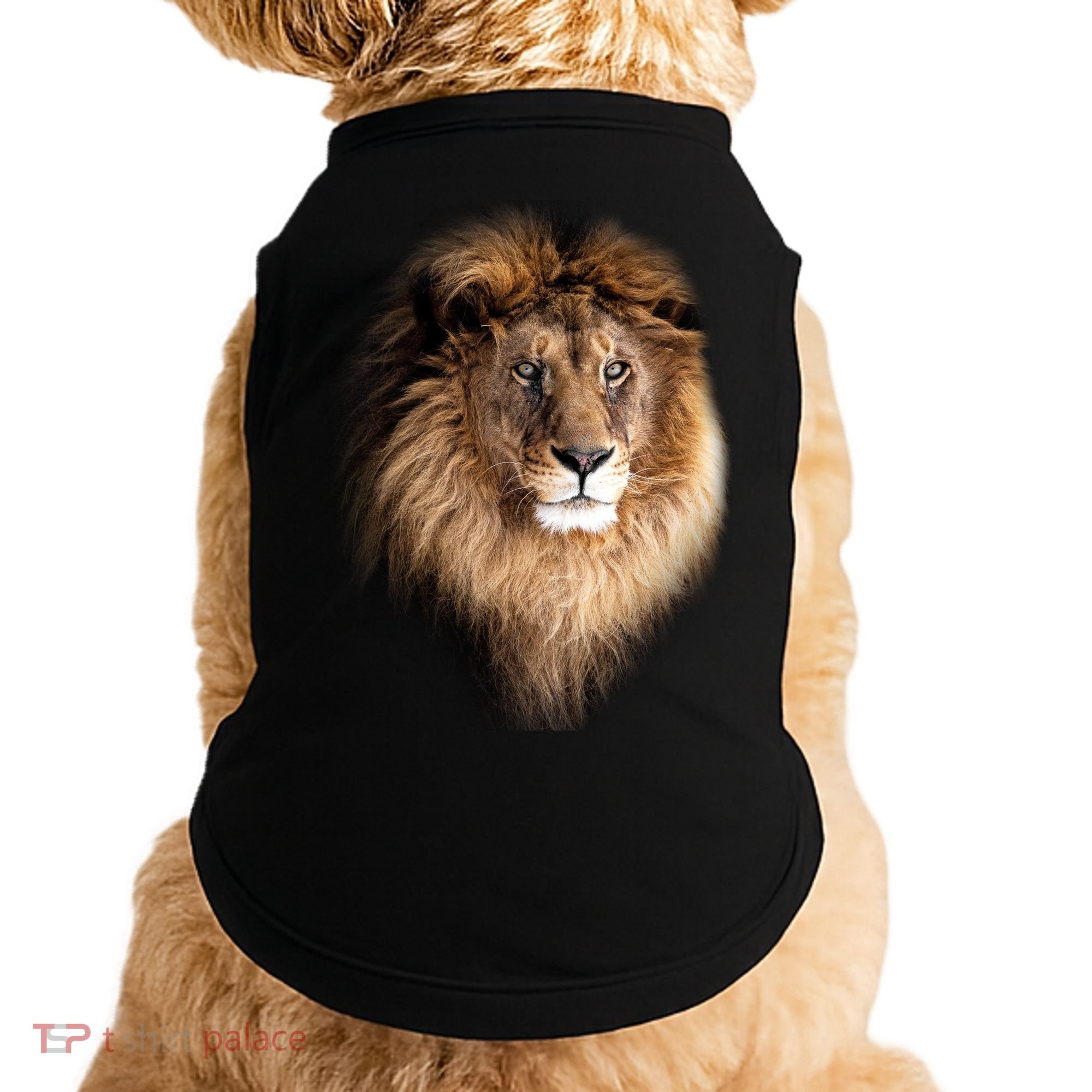 Lion Head Graphic Doggie Tank