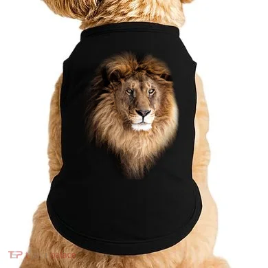 Lion Head Graphic Doggie Tank