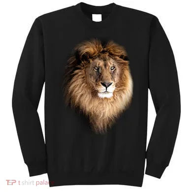 Lion Head Graphic Sweatshirt