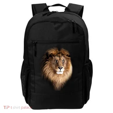 Lion Head Graphic Backpack