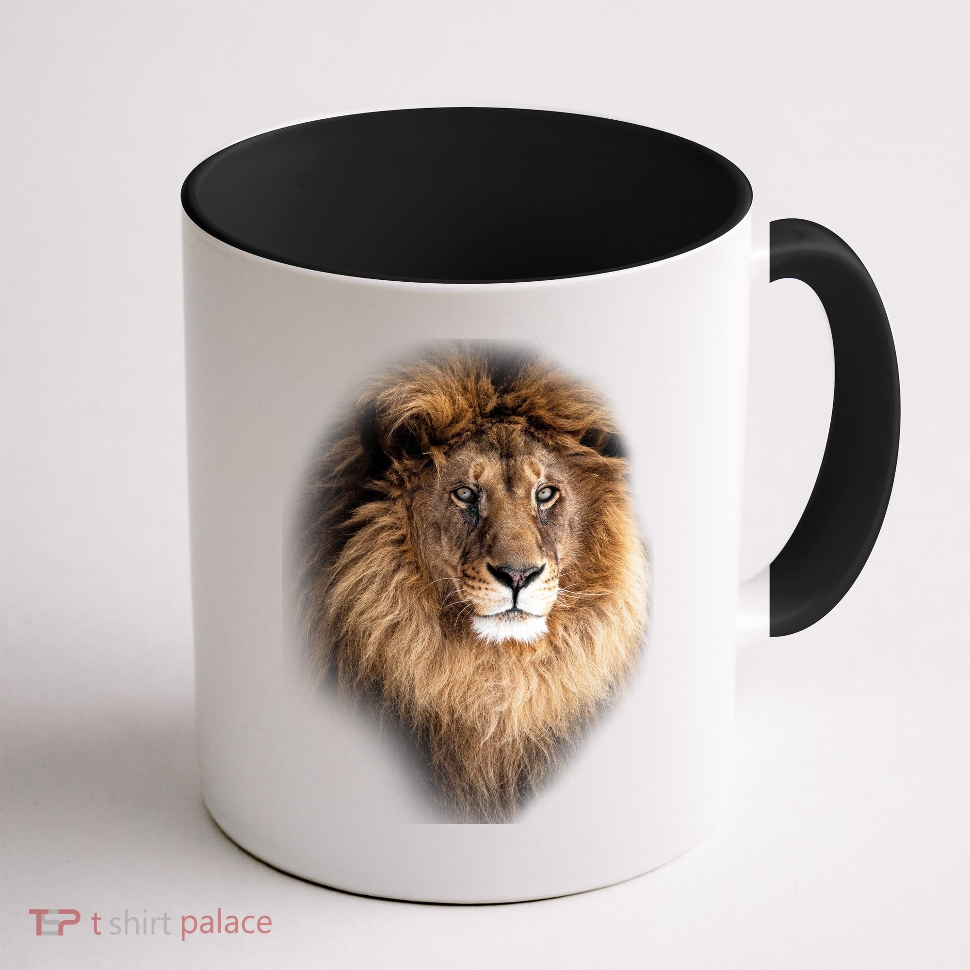 Lion Head Graphic Coffee Mug