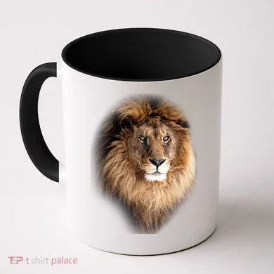 Lion Head Graphic Coffee Mug