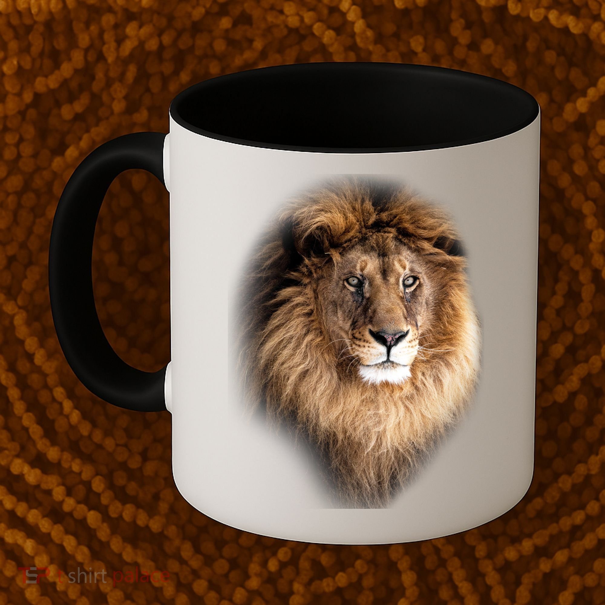 Lion Head Graphic Coffee Mug