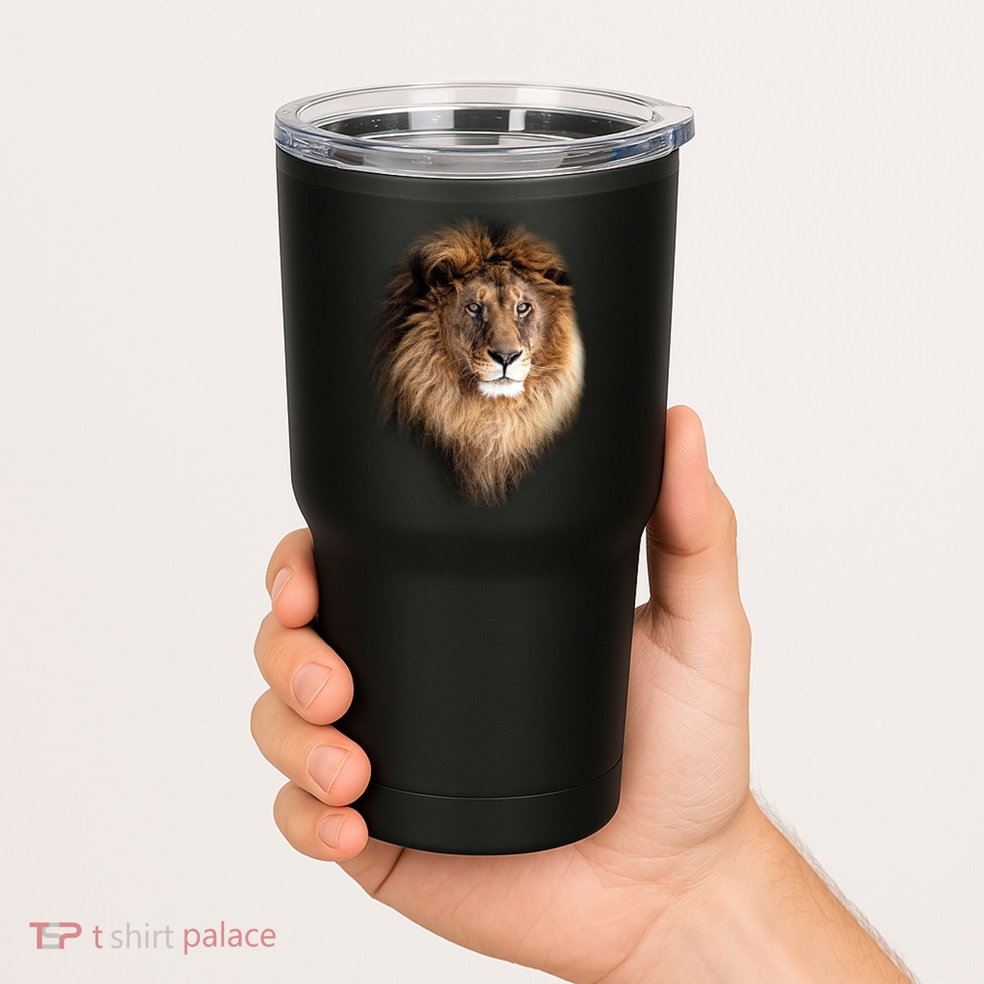 Lion Head Graphic Tumbler