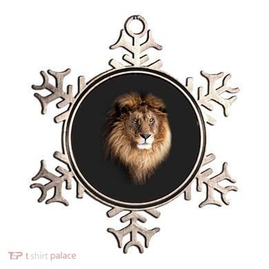 Lion Head Graphic Ornament