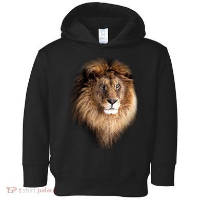 Lion Head Graphic Toddler Hoodie