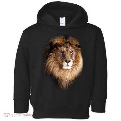 Lion Head Graphic Toddler Hoodie