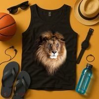 Lion Head Graphic Tank Top thumb 4