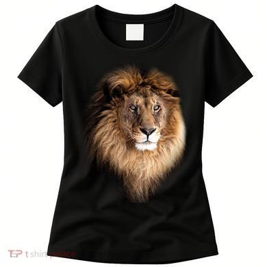 Lion Head Graphic Women's T-Shirt