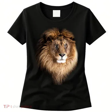 Lion Head Graphic Women's T-Shirt