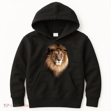 Lion Head Graphic Kids Hoodie